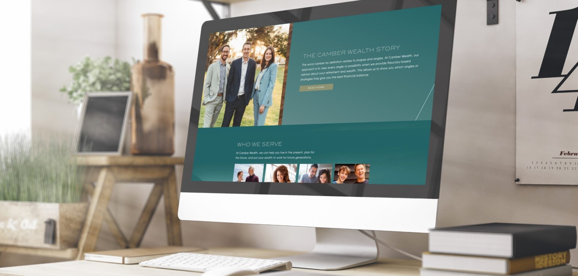 Camber website banner