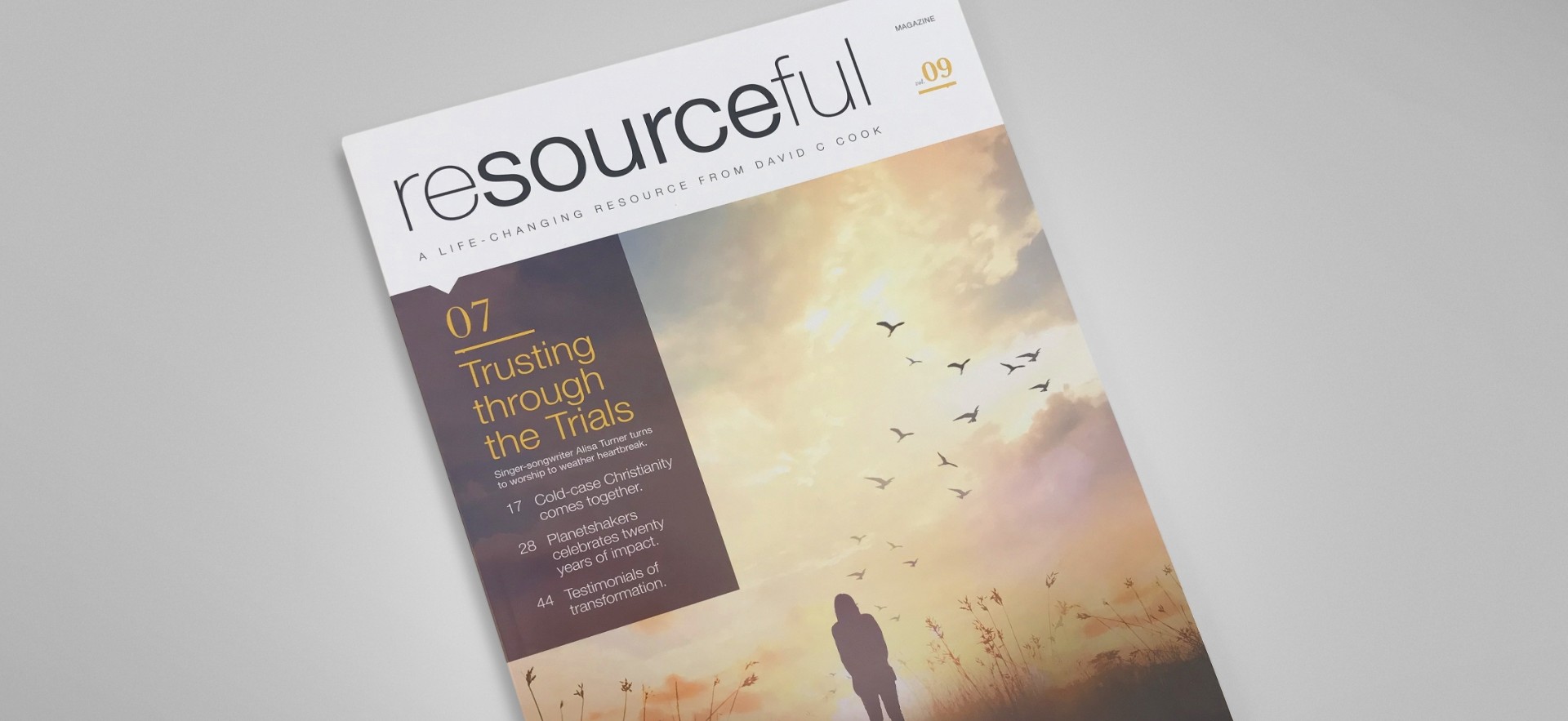 David c cook resourceful magazine banner